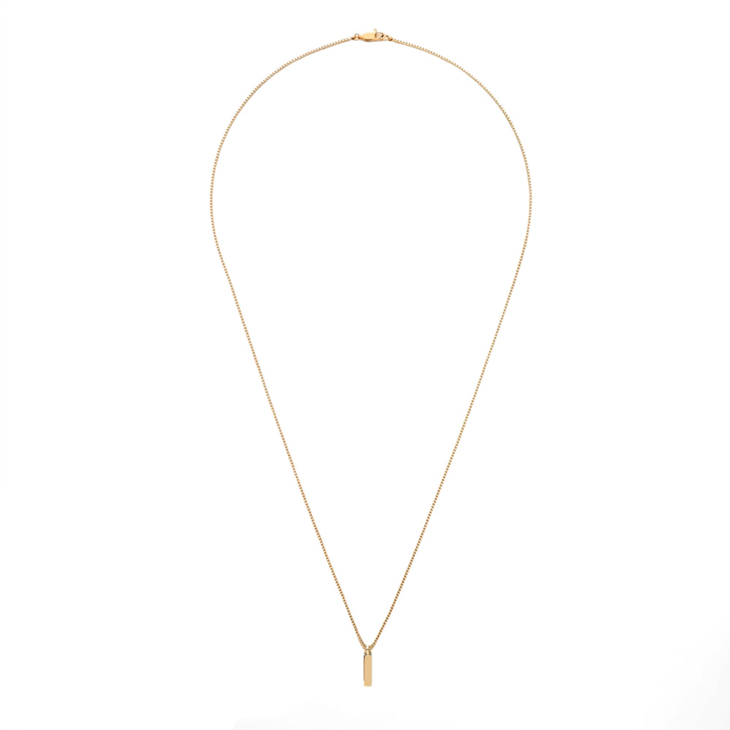 Box Pendant Necklace