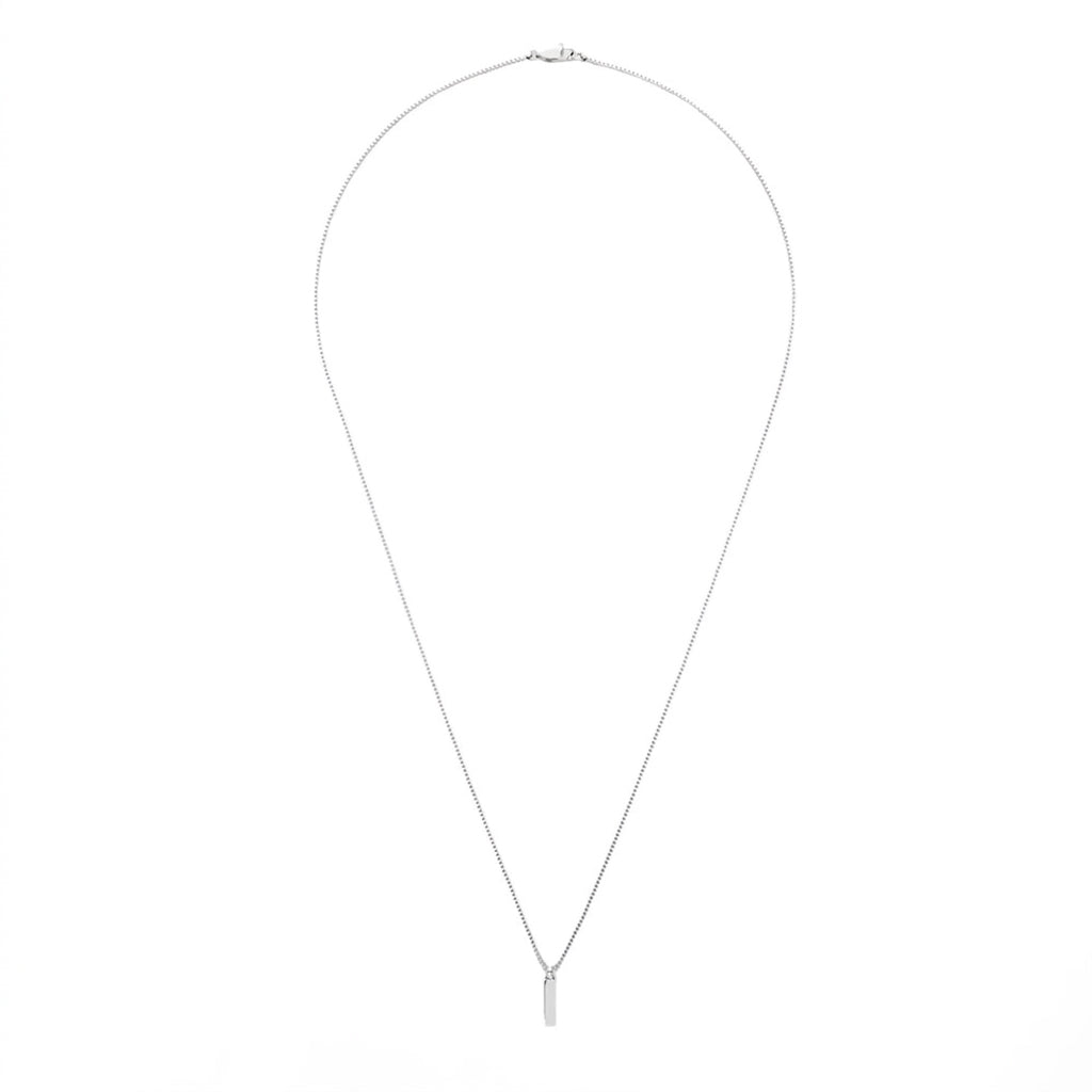 Box Pendant Necklace