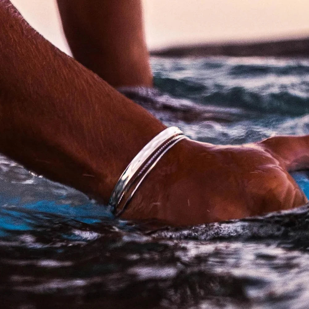 C-Shape Bangle Bracelet