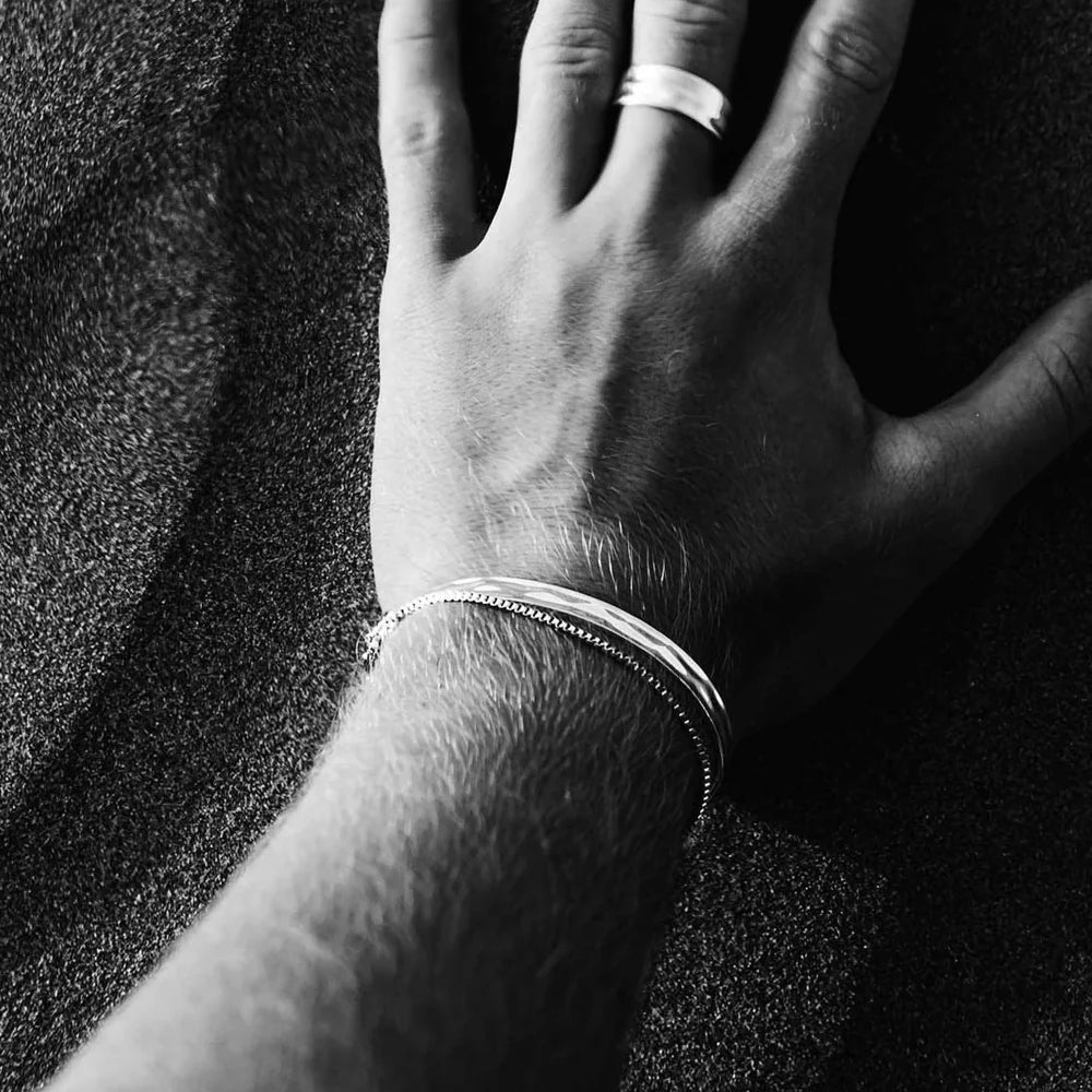 C-Shape Bangle Bracelet