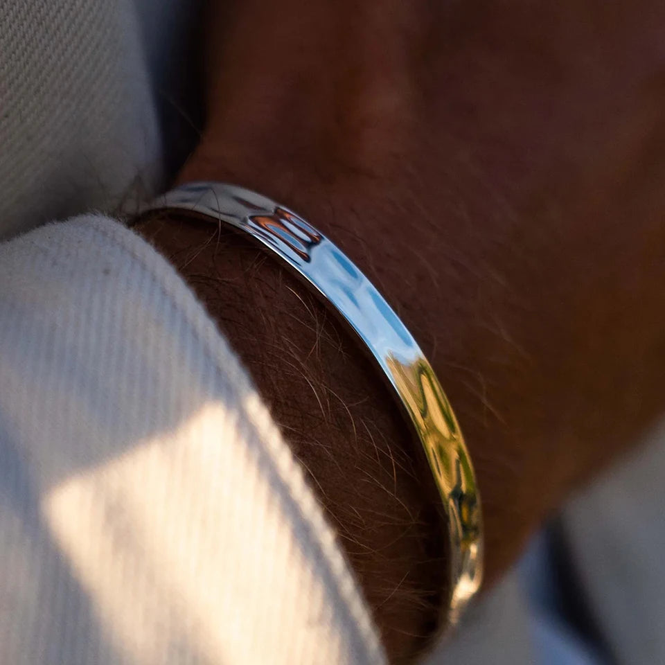 C-Shape Bangle Bracelet
