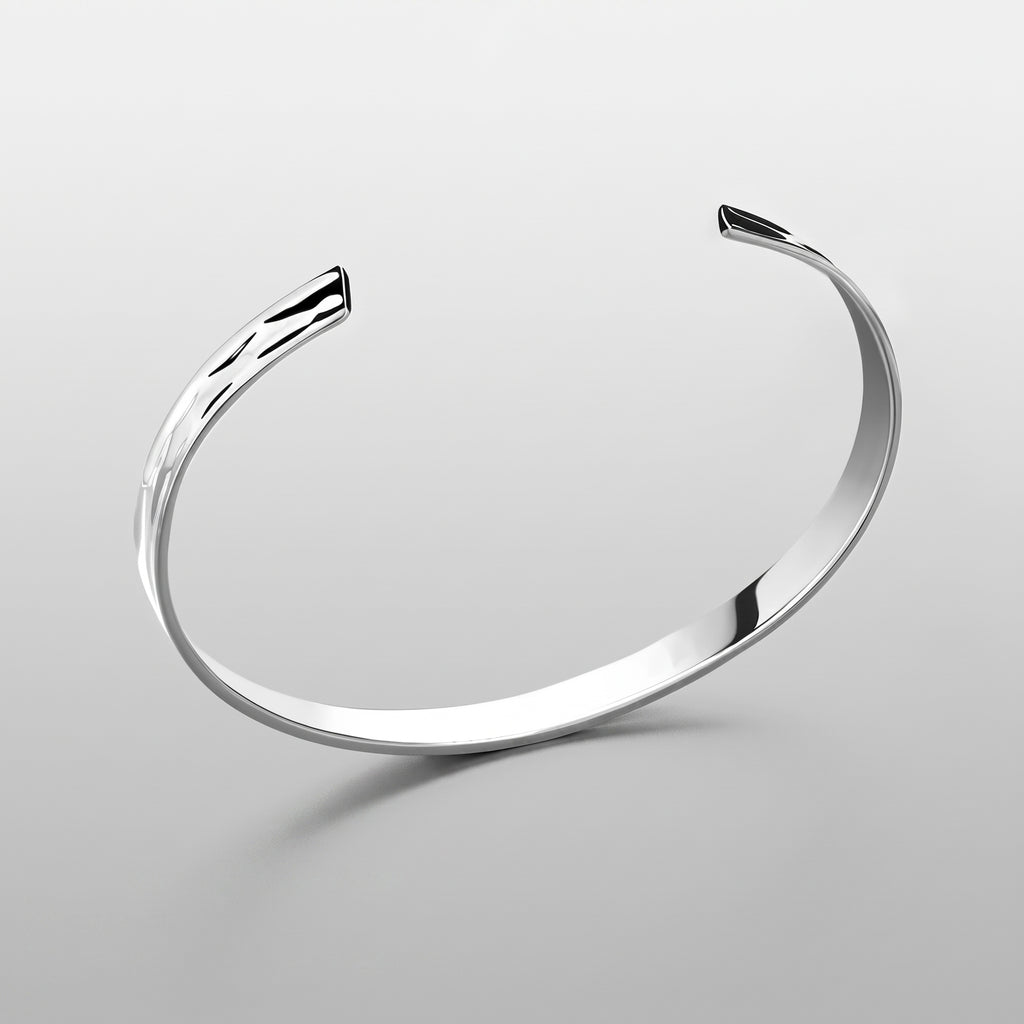 C-Shape Bangle Bracelet