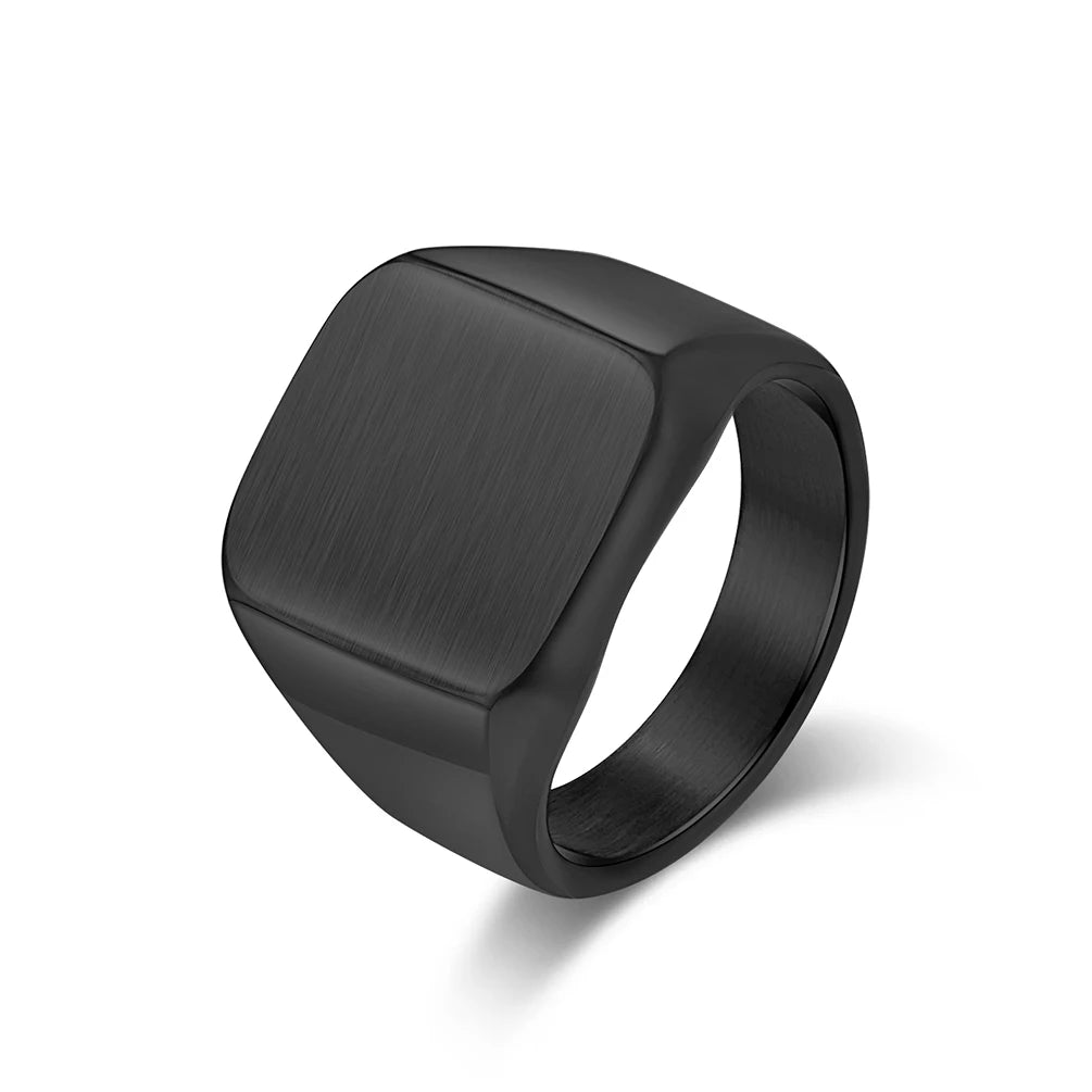 High Quality 316L Stainless Steel Love Gold Ring Fine Jewelry for Men and Women