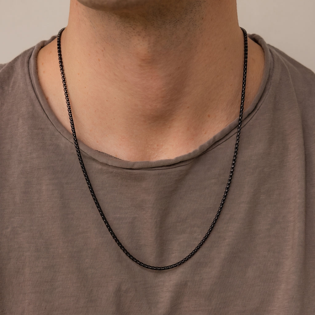 Minimalist Box Chain Necklace