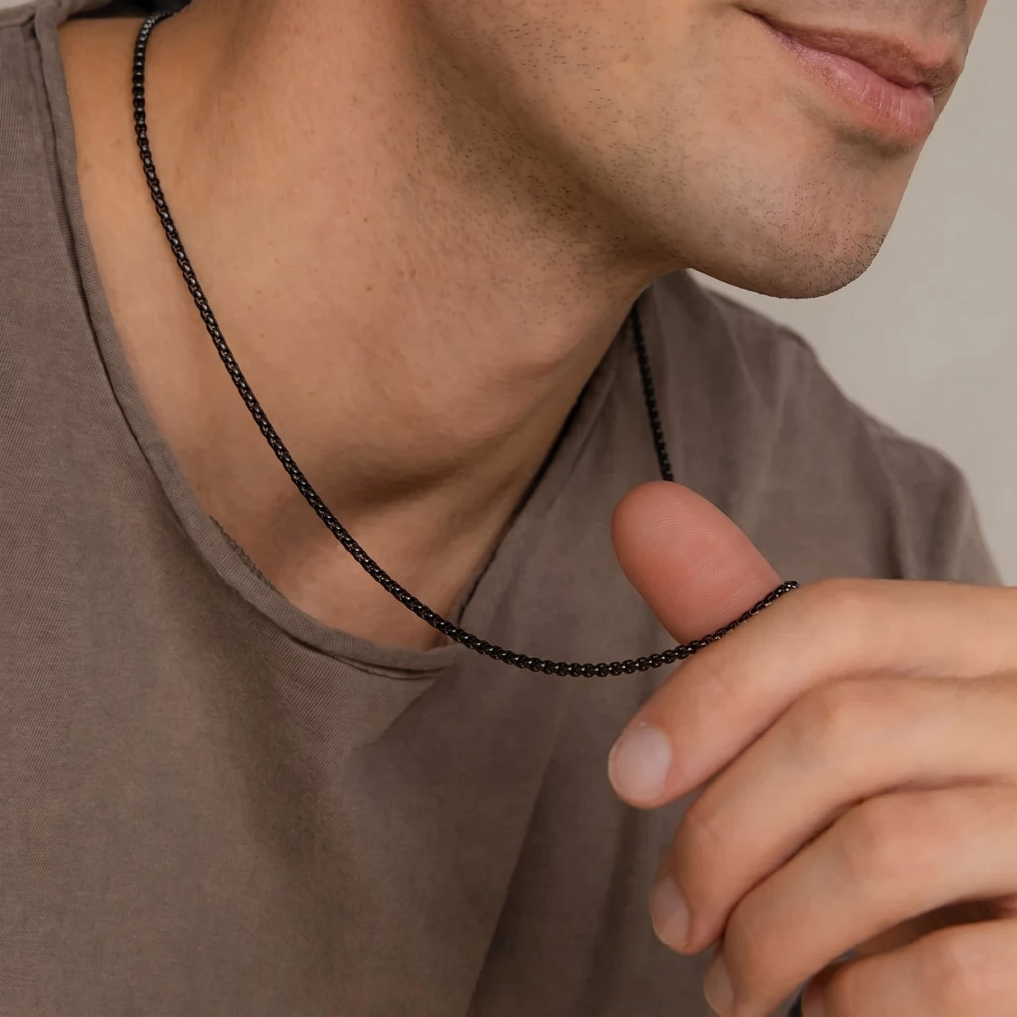 Minimalist Box Chain Necklace