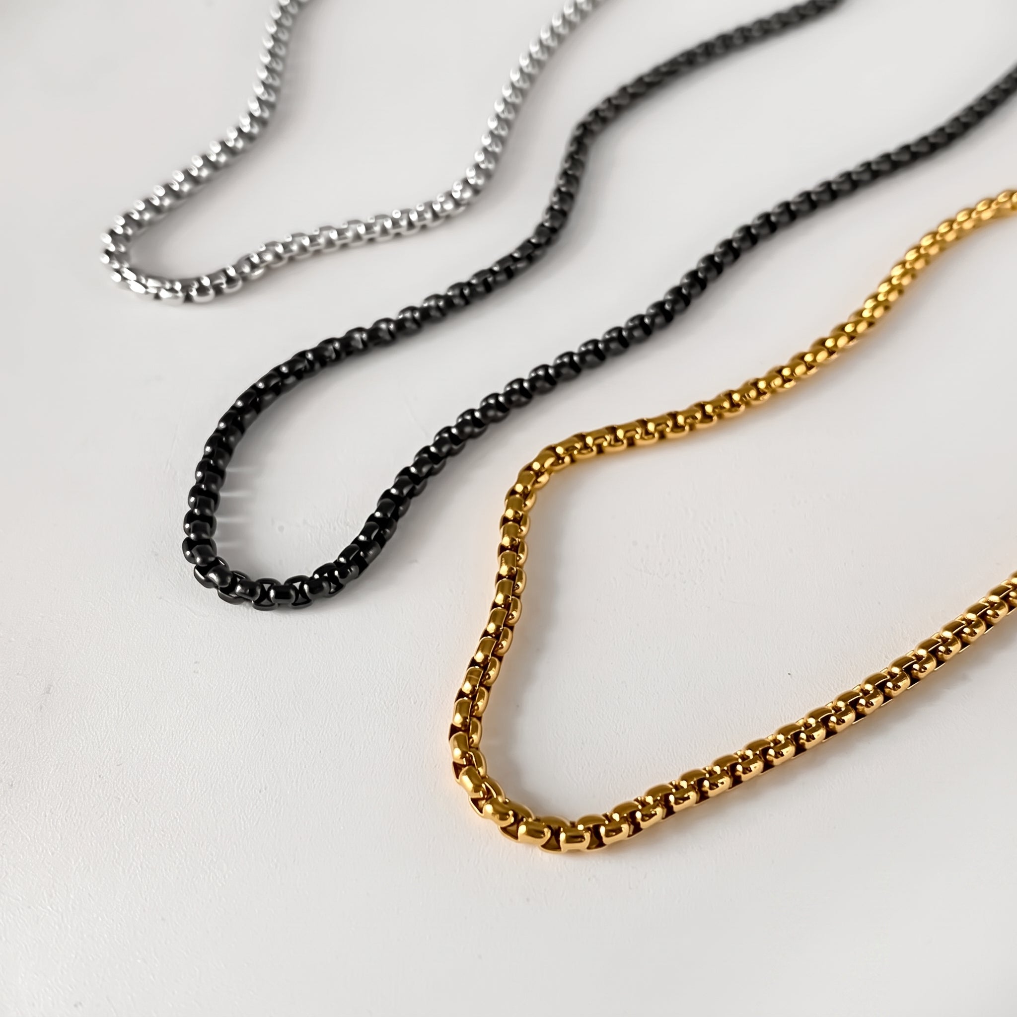 Minimalist Box Chain Necklace