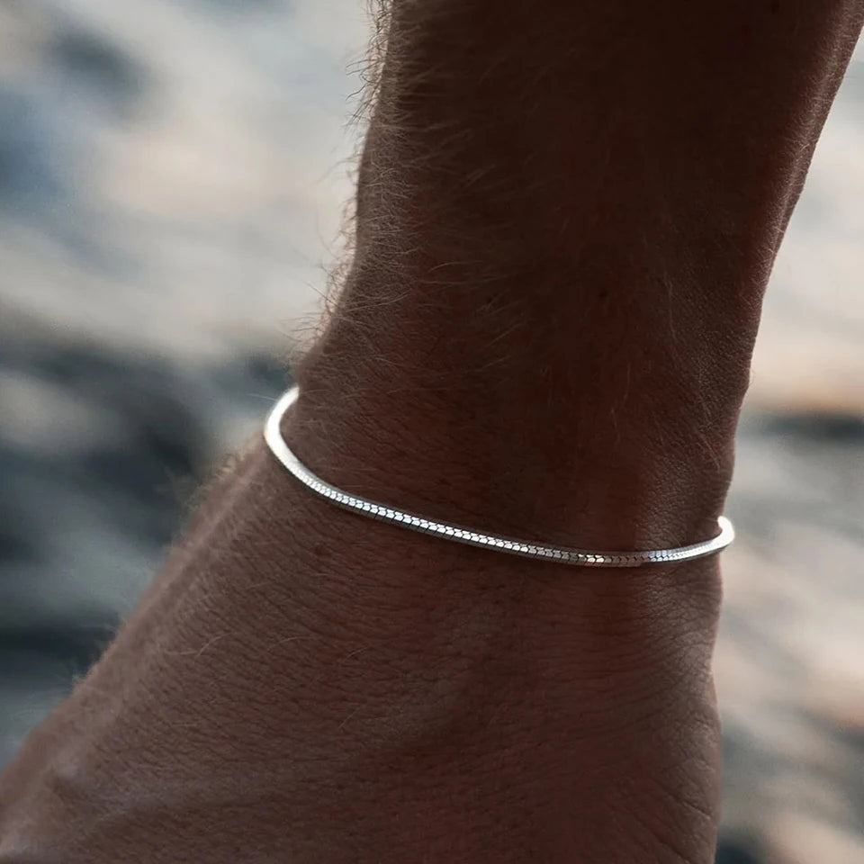 Octagonal Chain Bracelet