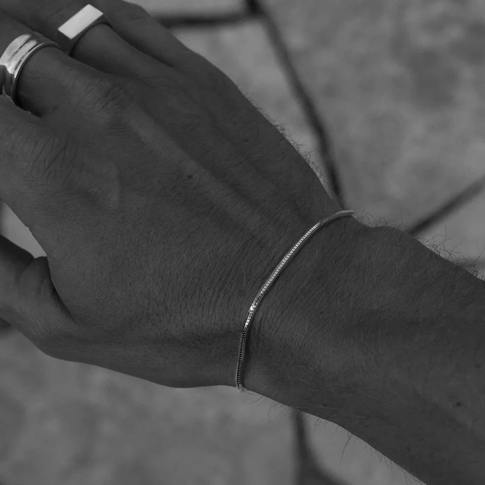 Octagonal Chain Bracelet