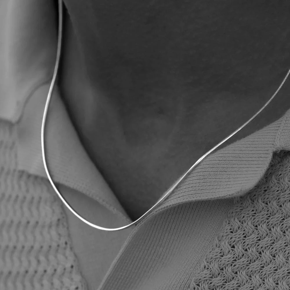 Snake Bone Chain Necklace