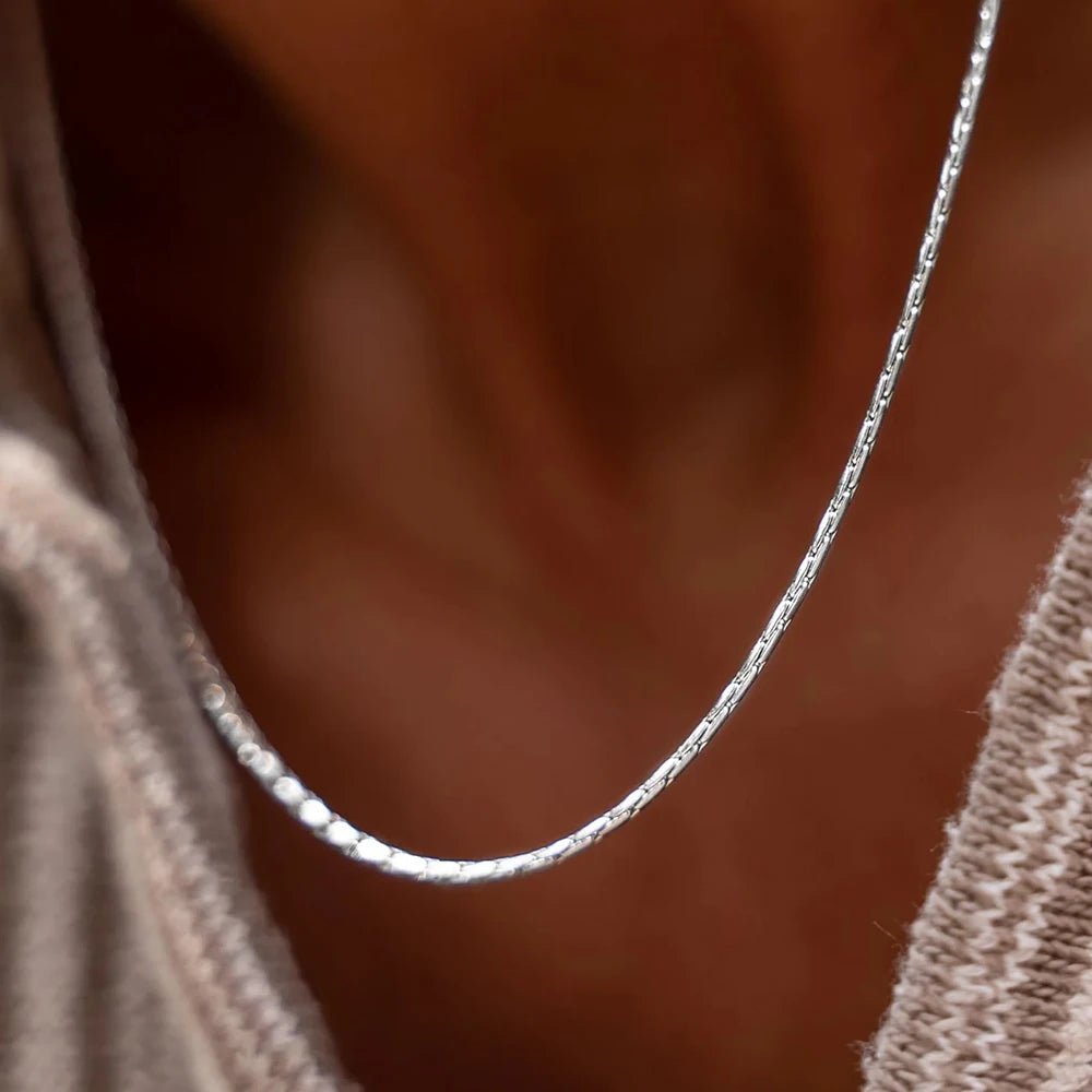 Steel Wire Chain Necklace